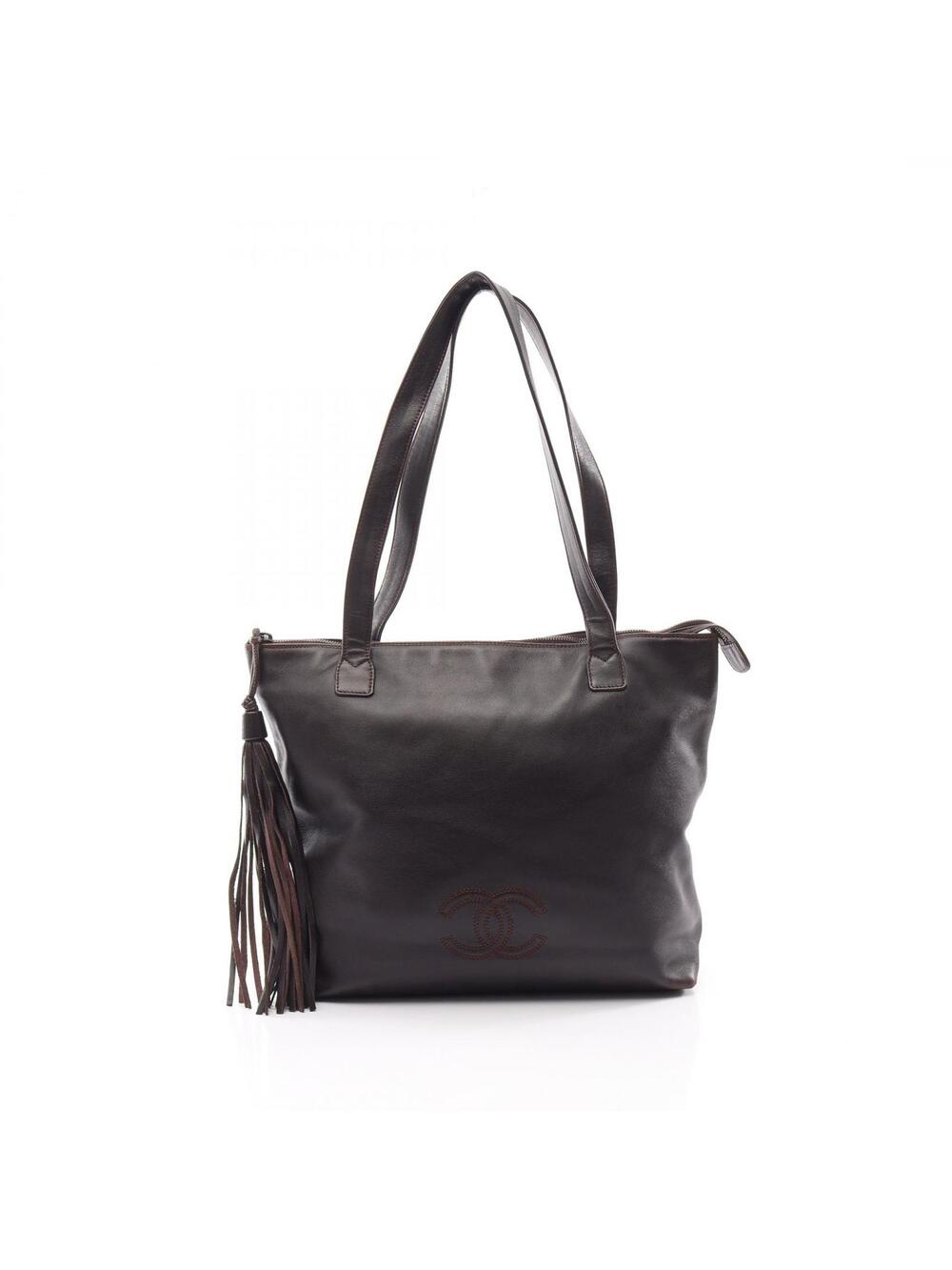 Chanel Coco Mark Fringe Tote Shoulder #294241C13B